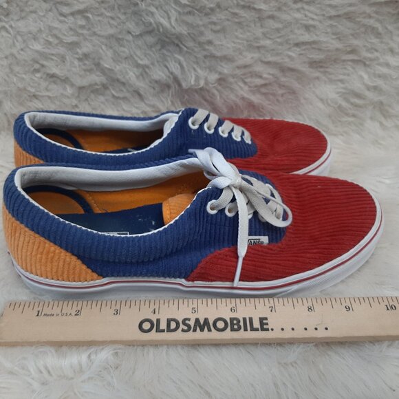 VANS Era Women's Corduroy Sneakers Primary Colors Skate - Picture 3 of 8